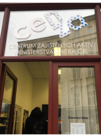 Prodejna  Centra zajištěných aktiv ministerstva vnitra v ulici Na Perštýně
