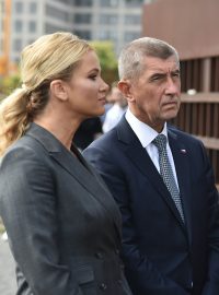 Premiér Andrej Babiš s manželkou Monikou