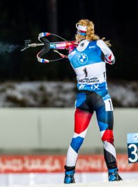 Česká biatlonistka Markéta Davidová