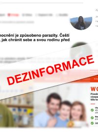 Titulek rozhovoru, který ovšem nikdo z citovaných vědců neposkytl, má lákat na přípravek Wortex