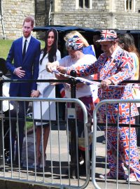 Fanoušci královské svatby ve městě Windsor (2018)