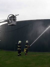 Hasiči zasahují v Dětřichově u Moravské Třebové