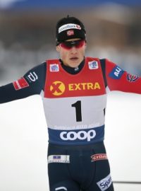 Norský běžec na lyžích Johannes Hösflot Klaebo