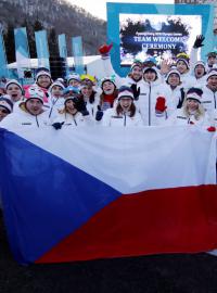 Čeští olympionici na slavnostních přivítání