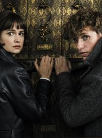 Katherine Watersonová a Eddie Redmayne ve filmu Fantastická zvířata: Grindelwaldovy zločiny