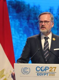 Premiér Petr Fiala (ODS) na světové klimatické konferenci COP27 v Egyptě