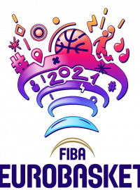 Logo Eurobasketu v roce 2021.