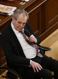 Prezident Miloš Zeman v Poslanecké sněmovně