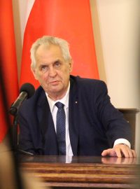 Prezident Miloš Zeman na návštěvě Polska