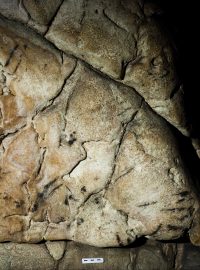 Vědci posunuli dataci nejstarší kresby v České republice na 7000 let. Je v Hlavním dómu Kateřinské jeskyně v Moravském krasu. Jde o černé čáry na mohutném kameni, kterému se přezdívá kvůli jeho vrásčitému povrchu Mozek