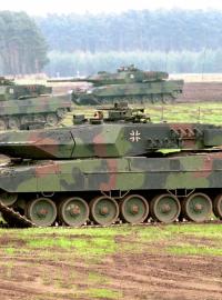 Tank německé armády Leopard II