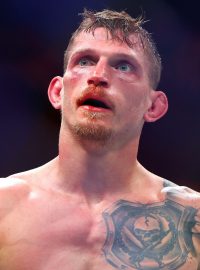 Český MMA bojovník David Dvořák během zápasu UFC 289 proti Stephenu Ercegovi