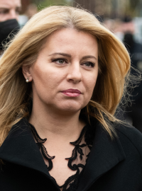 Slovenská prezidentka Zuzana Čaputová a expremiér Robert Fico