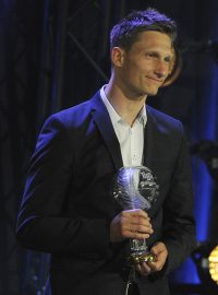 Milan Škoda přebral cenu pro nejlepšího hráče sezony.