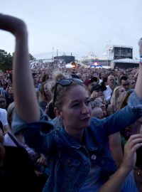 Fanoušci na hudebním festivalu Metronome