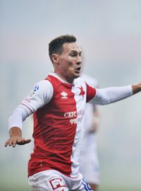 Zleva Jan Bořil ze Slavie a Daniel Kolář z Plzně