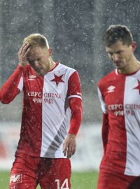 Fotbalisté Slavie po remíze v Jablonci