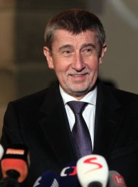 Andrej Babiš po večeři s prezidentem Milošem Zemanem v Lánech.