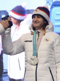 Martina Sáblíková se svým trenérem Novákem