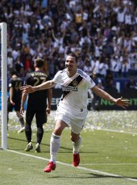 Zlatan Ibrahimović zazářil ve svém debutu za LA Galaxy.