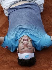 Marco Cecchinato po senzačním postupu do semifinále French Open.