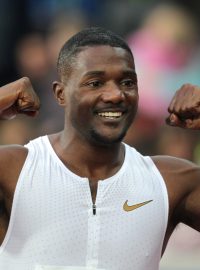 Justin Gatlin na mítinku Zlatá tretra v Ostravě