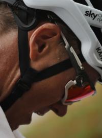 Chris Froome během 17. etapy letošní Tour.