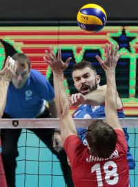 Čeští volejbalisté prohráli s favorizovanými Srby 3:0 a na mistrovství Evropy končí v osmifinále