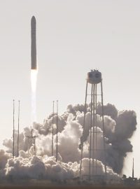 Start rakety Cygnus soukromé firmy Northrop Grumman