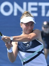 Tenistka Barbora Krejčíková ve finále pražského turnaje WTA