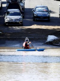 Záplavy v australském Brisbane