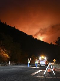 Požár Oak v Kalifornii