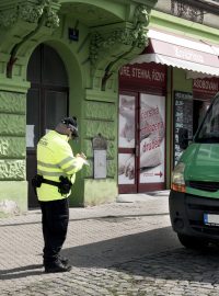 Pokutující policista.