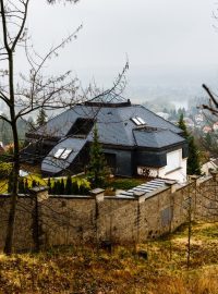 Opuštěná vila Radovana Krejčíře