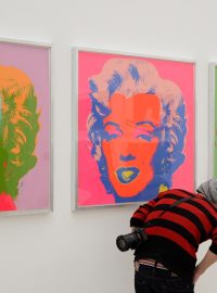 V databázi se nachází také slavný obraz pop-artového umělce Andyho Warhola představující poctu herečce Marylin Monroe (ilustrační foto)