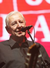 Dušan Vančura v Lucerně při koncertu na oslavu 80. narozenin.