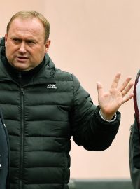 Bývalý sportovní ředitel Vyšehradu Roman Rogoz (vpravo).