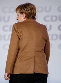 Kancléřka Angela Merkelová na kongresu CDU v Hamburku v prosinci 2018