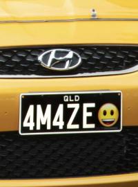 Od příštího měsíce si řidiči v australském státě Queensland budou moci za příplatek zvolit hlasitě se smějícího smajlíka, mrkajícího, pohodového se slunečními brýlemi, anebo klasickou usměvavou tvář