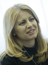 Kandidátka na slovenskou prezidentku Zuzana Čaputová