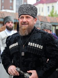 Čečenský autoritář Ramzan Kadyrov letos v dubnu při oslavě Dne čečenštiny