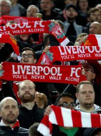 Fanoušci anglického Liverpoolu