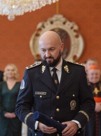 Martin Baláž při jmenování nových generálů v květnu 2022