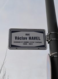 Ulice Václava Havla v Lucembursku