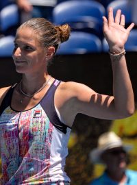Karolína Plíšková po postupu do osmifinále Australian Open