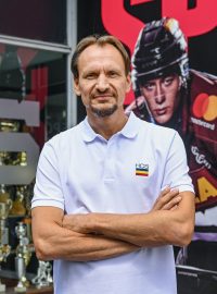Kouč hokejové Sparty Pavel Gross