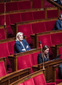 Marine Le Penová ve francouzském parlamentu