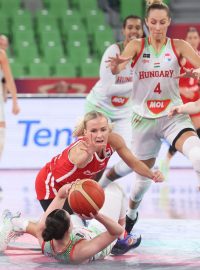 České basketbalistky po porážce s Maďarskem v závěrečných zápasech o umístění hrají i o olympijskou kvalifikaci