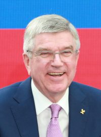 Šéf mezinárodního olympijského výboru Thomas Bach