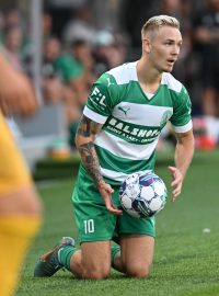 Střelec prvního gólu Bohemians Jan Matoušek